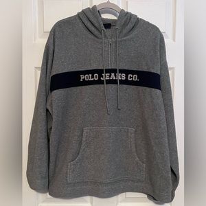 Super Cute And Super Comfy Polo Oversized Fleece Pullover XL